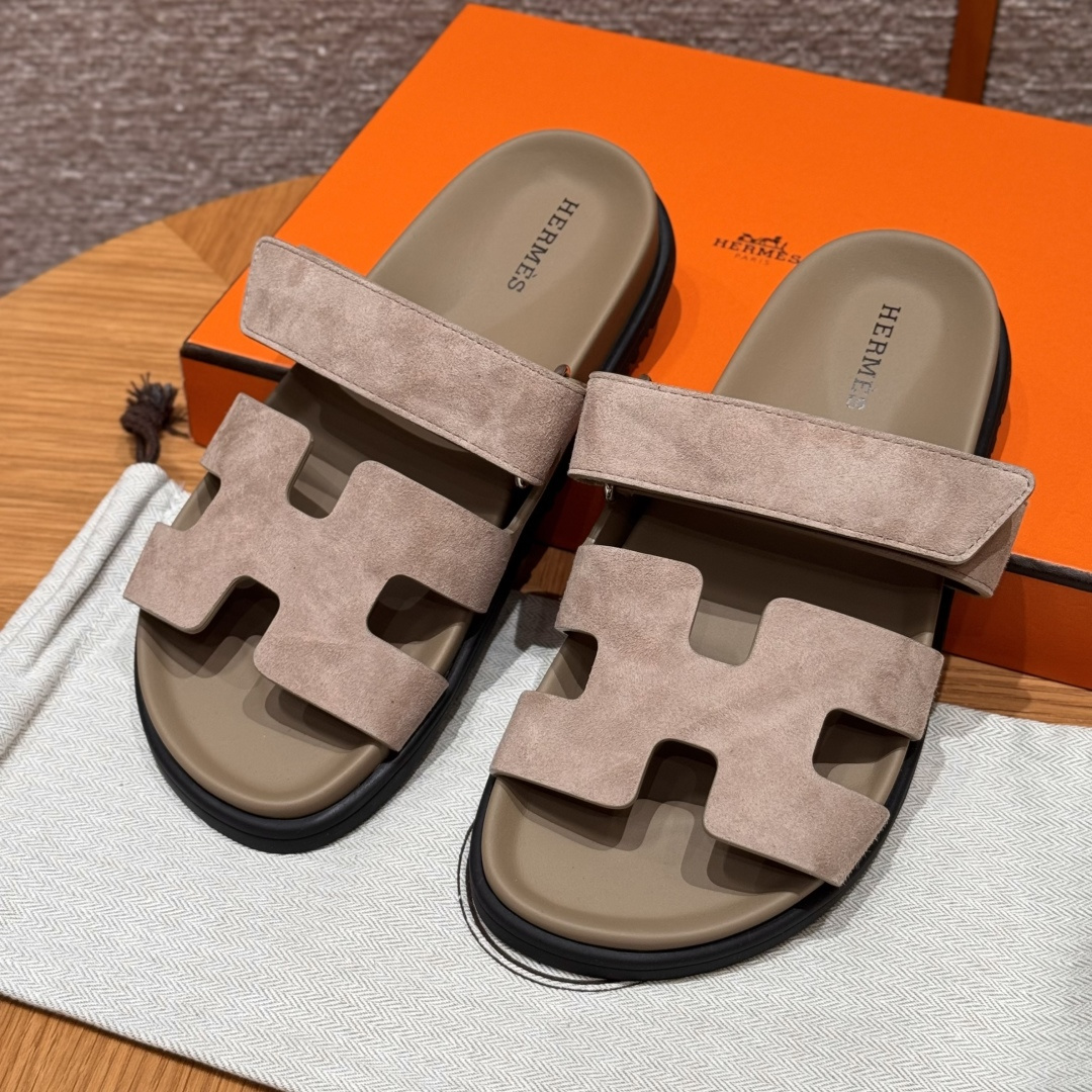 HERMES Chyper サンダル ビーチサンダル レディース 春秋用 ファッション クラシック
