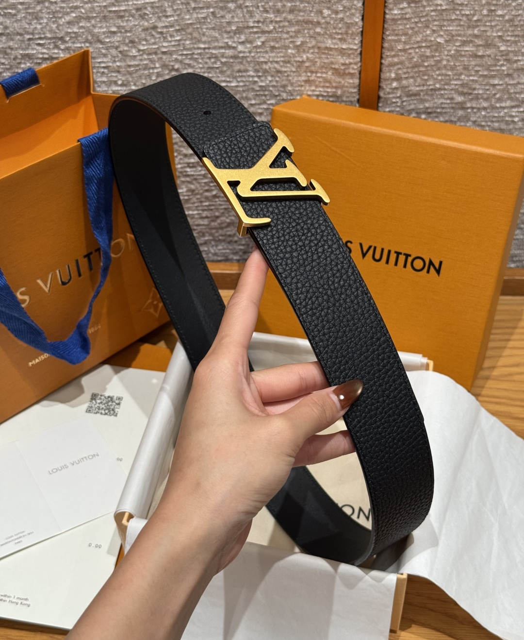 루이비통 JD350 타우릴롱 40mm 리버서블 벨트 상세 이미지 4