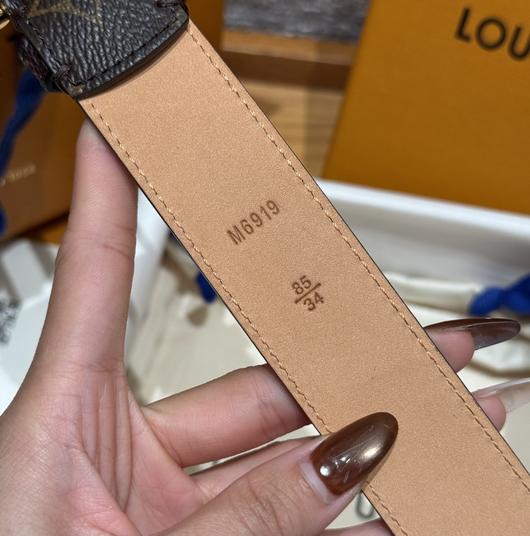루이비통 JD350 슬림 리버시블 벨트 상세 이미지 7