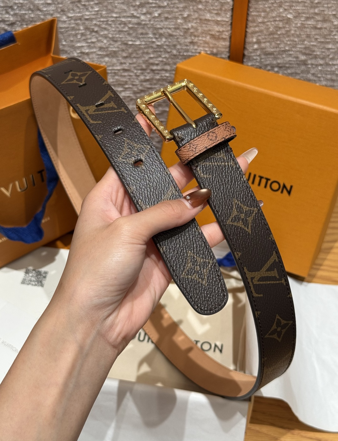 루이비통 JD350 슬림 리버시블 벨트 상세 이미지 4