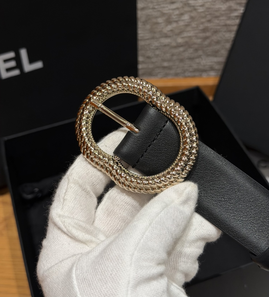 香家✨ Leather belt 30mm皮质腰带这款是香香25/26早春度假系列3.0cm腰带，采用光