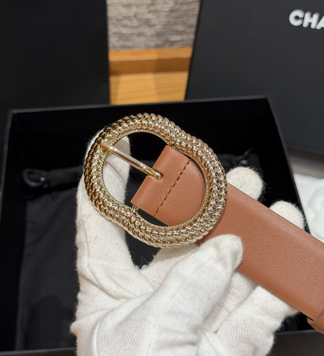 香家✨ Leather belt 30mm皮质腰带这款是香香25/26早春度假系列3.0cm腰带，采用光