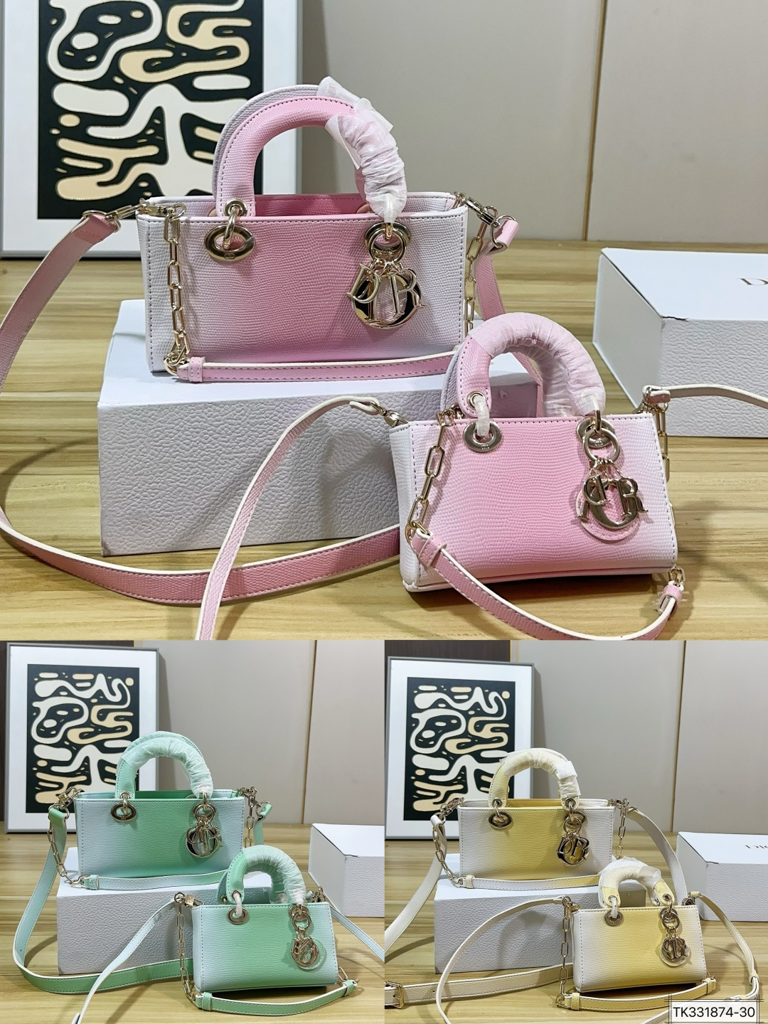 Dior Lady Pink 22x11x17cm crossbody everyday