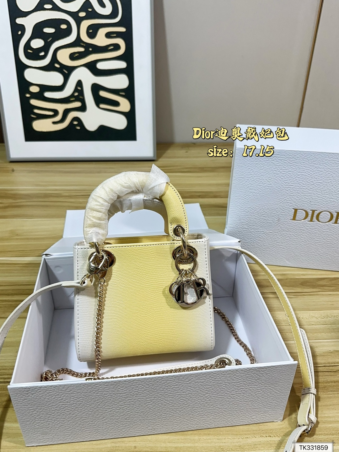 Dior Lady Mint Green 17x15 crossbody everyday