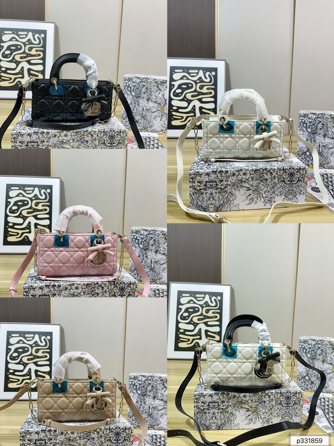 Dior Lady Black 22x12 crossbody everyday