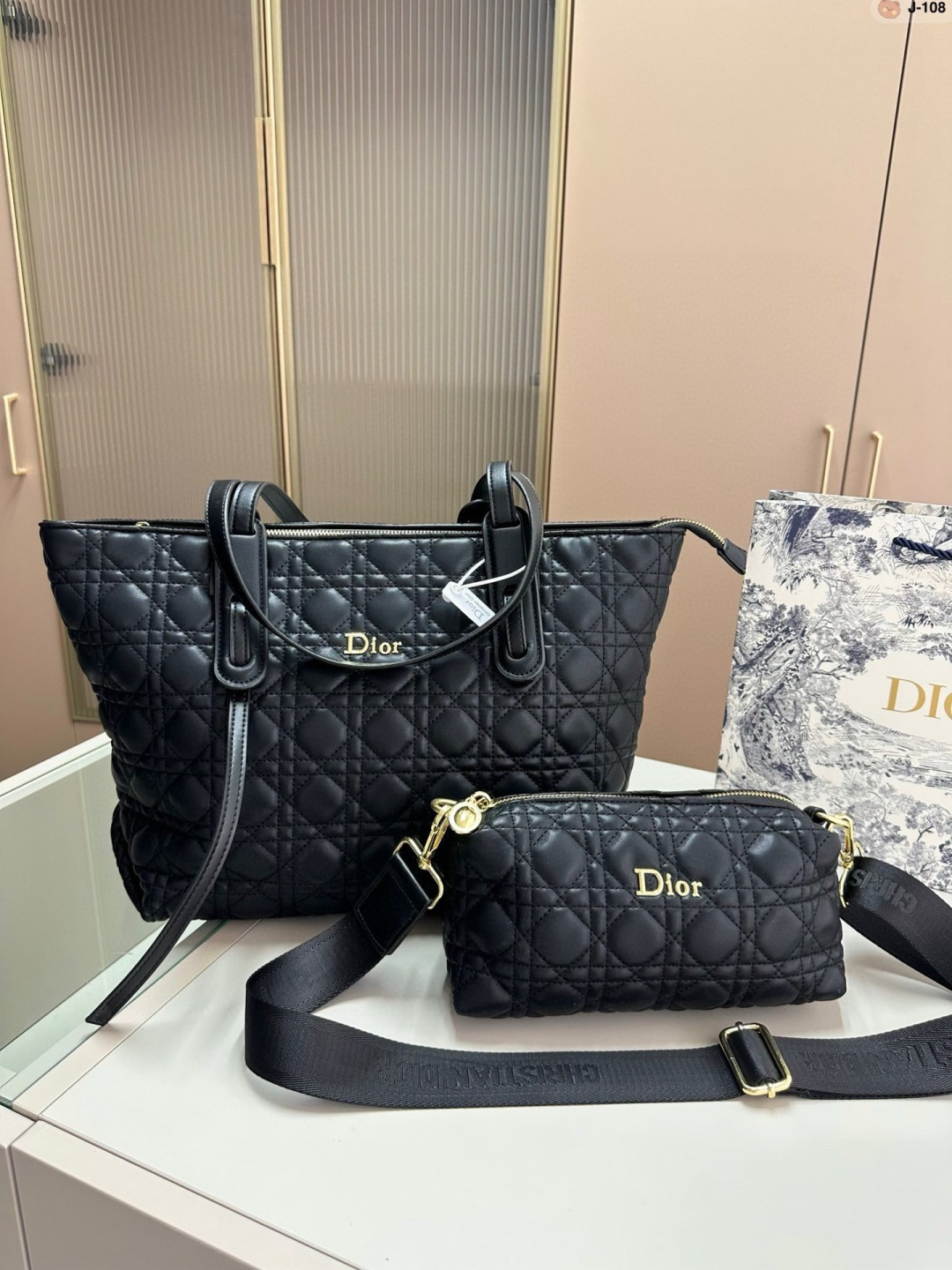 P203 | J-108 Size 32×28 | Dior Toujours Shopping Bag | Simply Irresistible, Super Elegant | Full Of High-end Feel, A Must-buy In Jimei