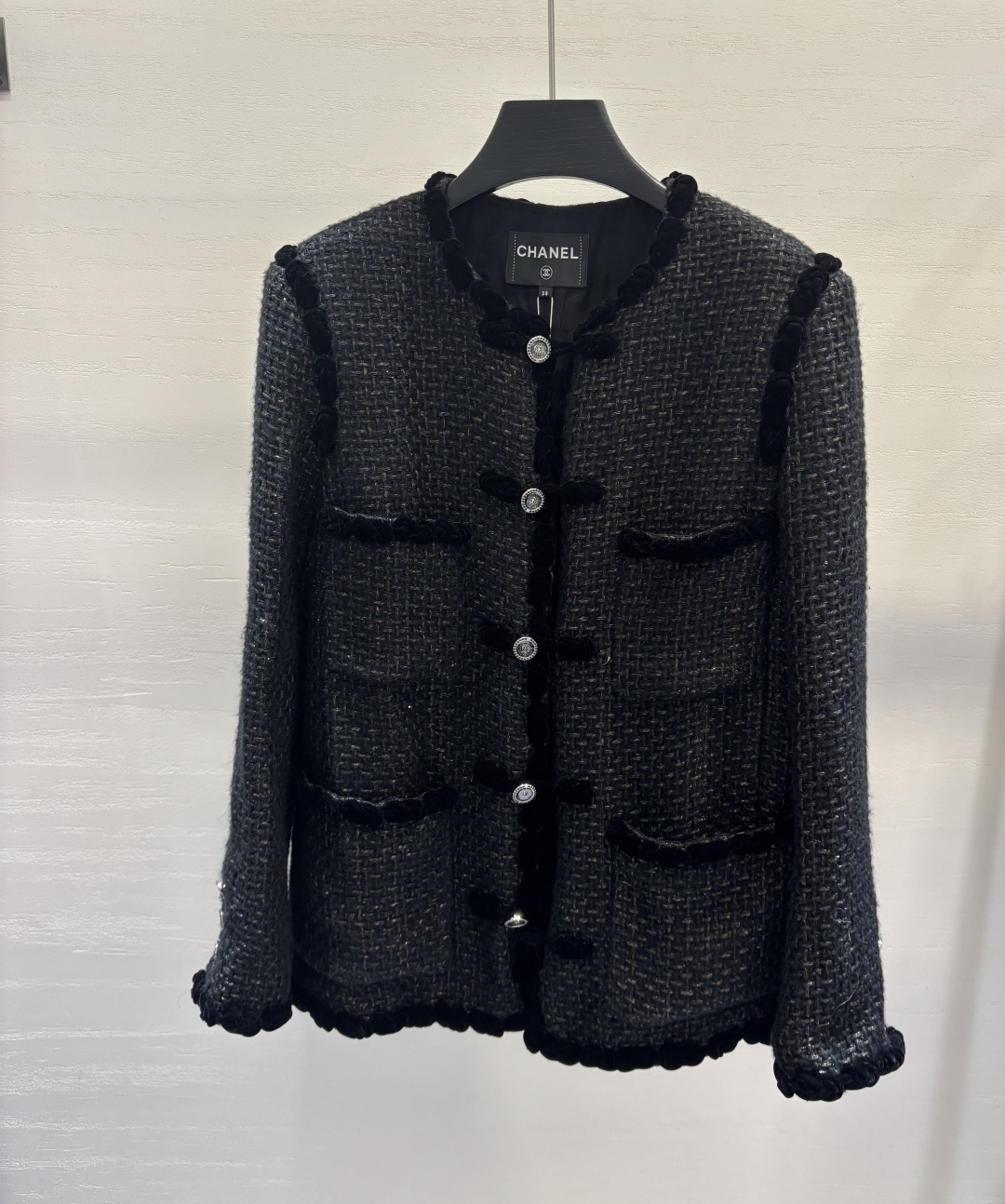 Elegant Chanel-Style Mandarin Collar Jacket - 25B Collection 3 cmp i1756700379747 4163 0 1