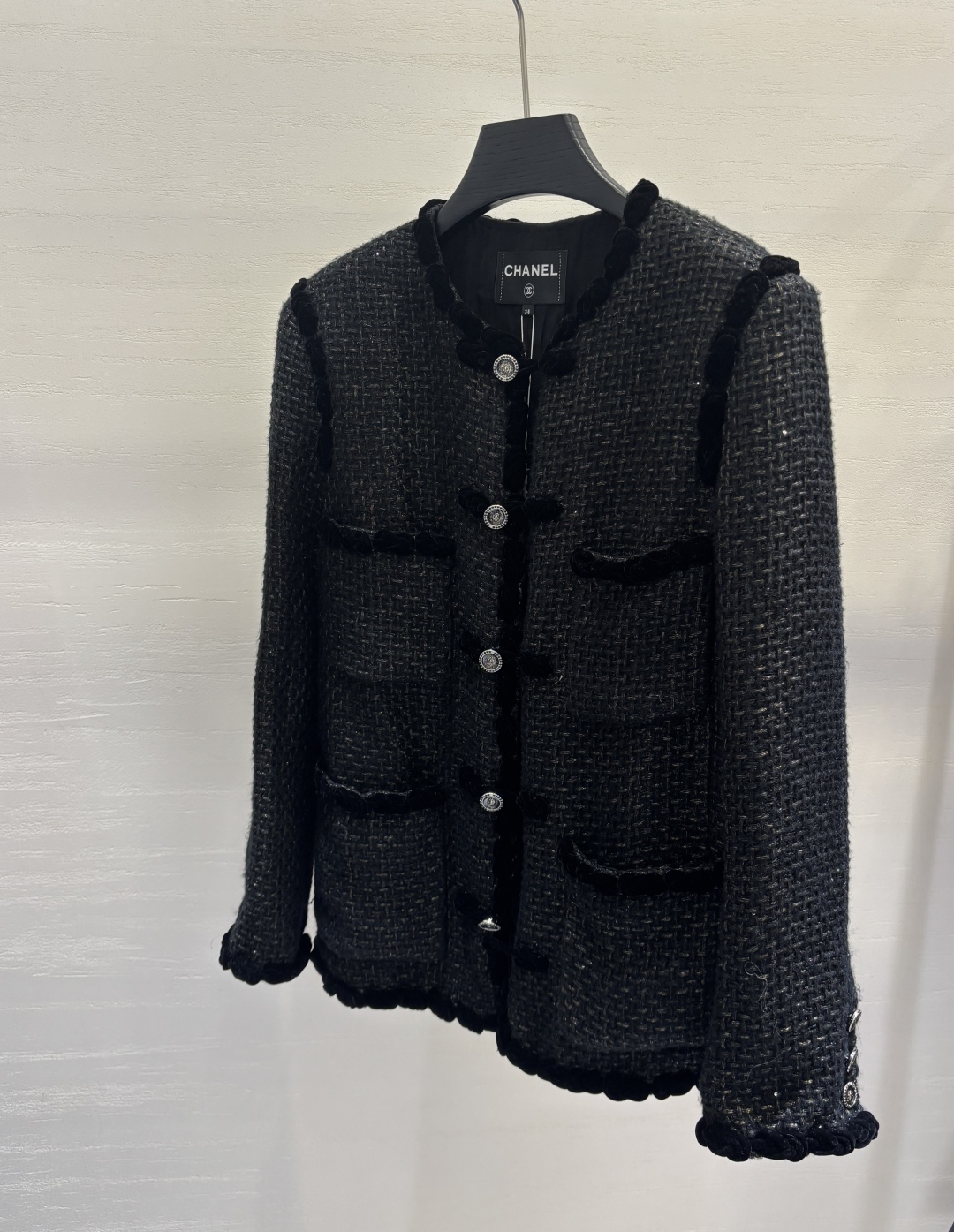 Elegant Chanel-Style Mandarin Collar Jacket - 25B Collection 5 cmp i1756700379747 8258 0 3