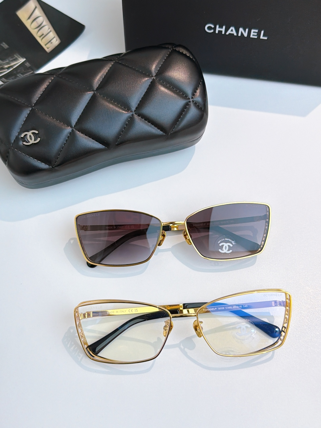 CHANE*又一小框凹造型神器 侧面logo设计实在不要太好看简约大气高级上脸绝绝子～型号9559 尺寸