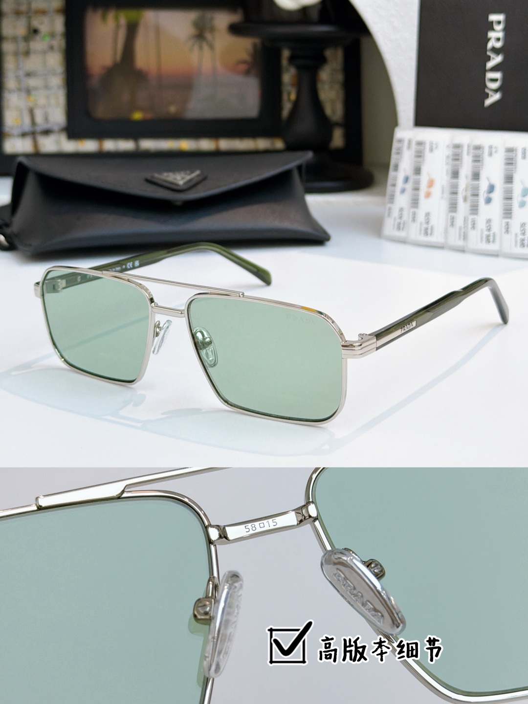 zP开模高版本PRADAMODEL：SPR A57SIZE：58口15-145黑色为进口尼龙偏光🔝🔝