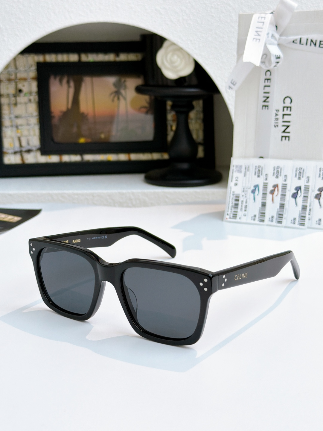 齐色到 新增官网色𝗖𝗘𝗟𝗜𝗡𝗘 高版本水晶logoMOD：40248 SIZE：54口19-145🔝🔝