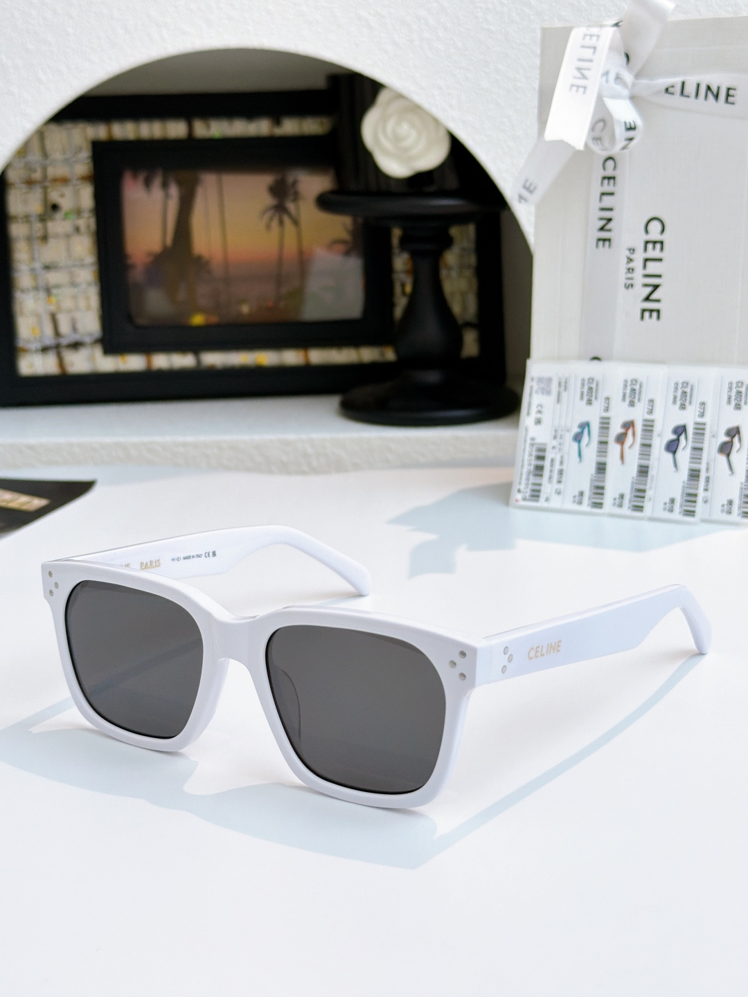 齐色到 新增官网色𝗖𝗘𝗟𝗜𝗡𝗘 高版本水晶logoMOD：40248 SIZE：54口19-145🔝🔝