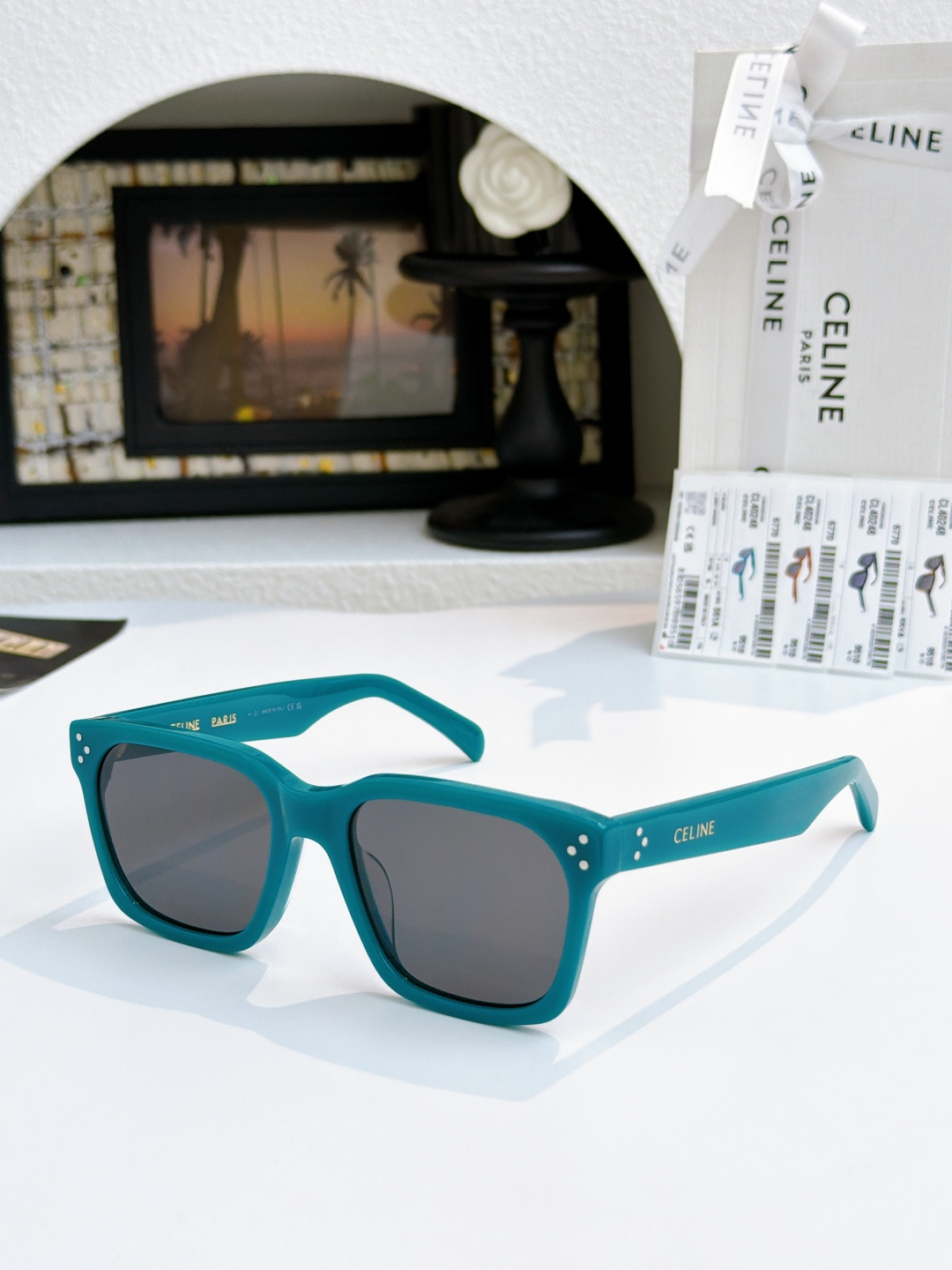 齐色到 新增官网色𝗖𝗘𝗟𝗜𝗡𝗘 高版本水晶logoMOD：40248 SIZE：54口19-145🔝🔝