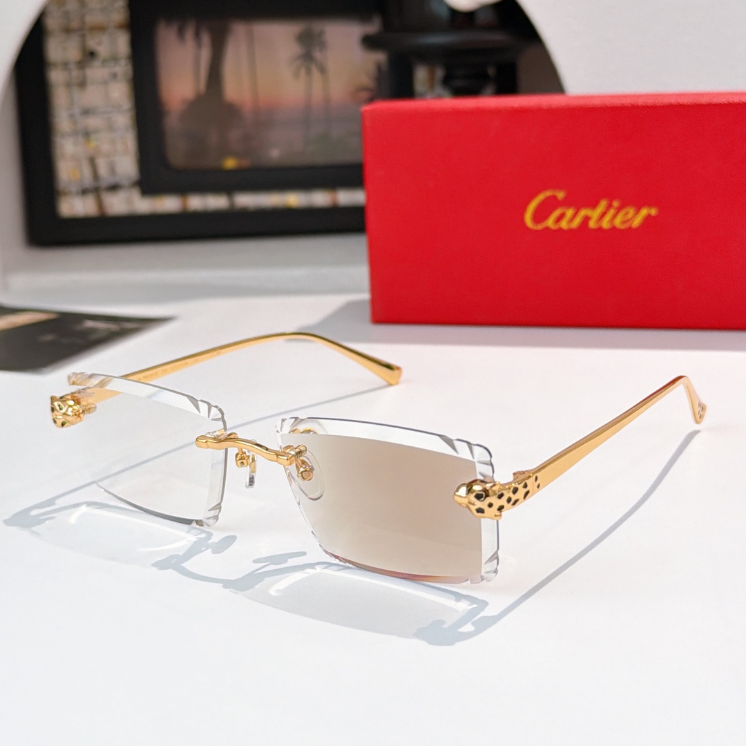 Cartier*MODEL：CT0783SSize:58口17-143🔝🔝变色➕30