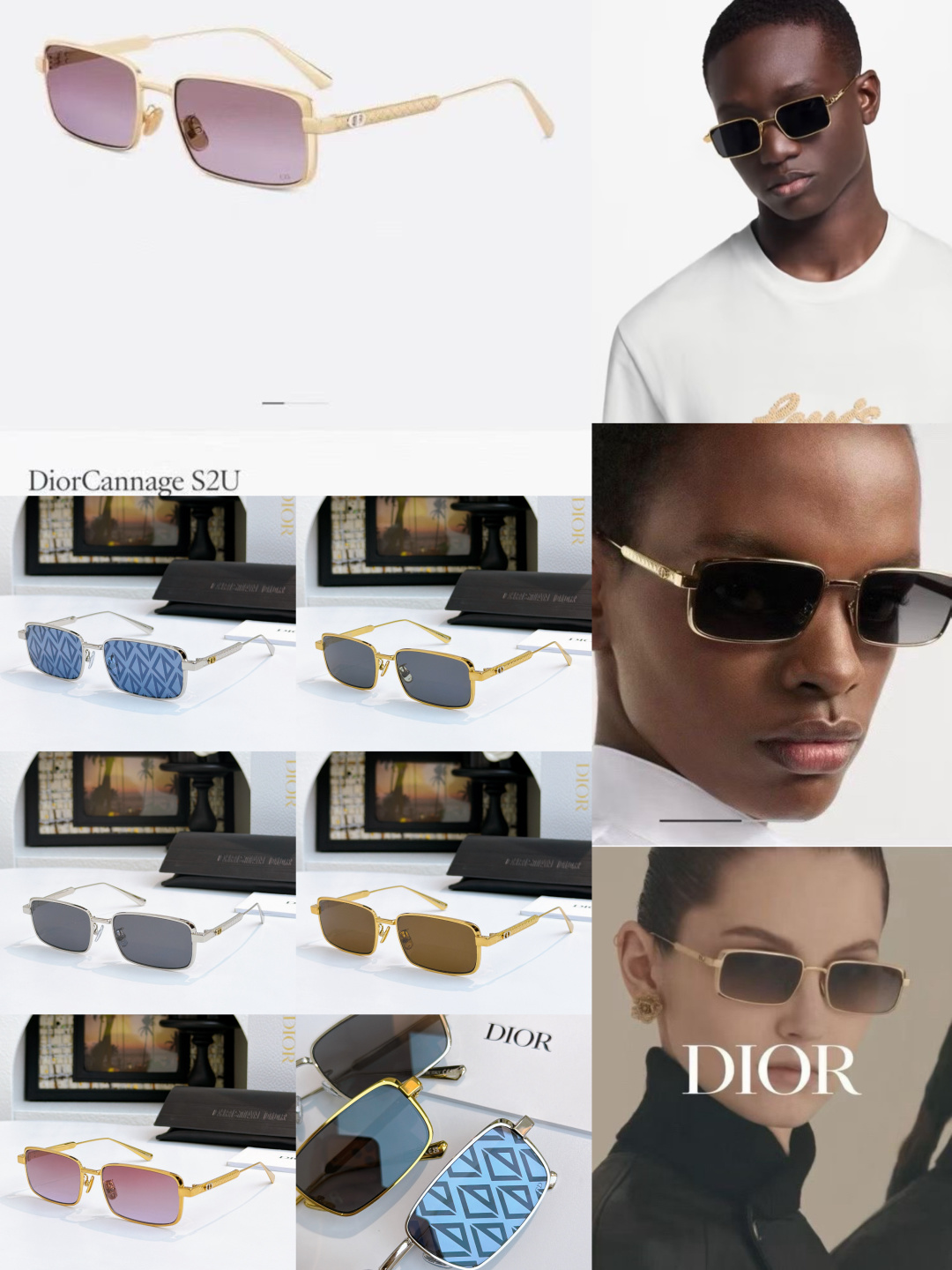 Modelo de alta versión DIOR: DiorCannage S2U TALLA: 55口18-145