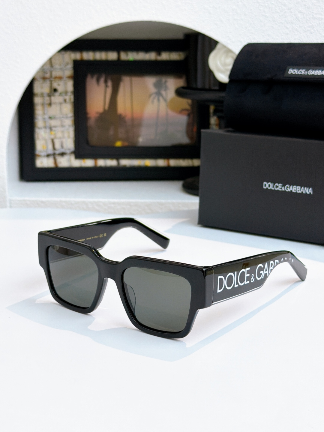 高版本1:1细节原版触手可见的品质Dolce&GabbanaMod：DG6184Size：52-18-1