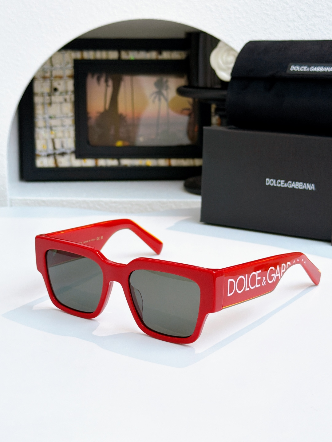 高版本1:1细节原版触手可见的品质Dolce&GabbanaMod：DG6184Size：52-18-1