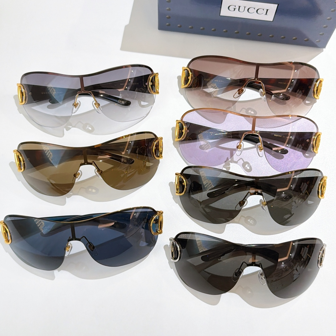 GUCCI Oversized MODEL：GG2174SSIZE：140口115🔝🔝