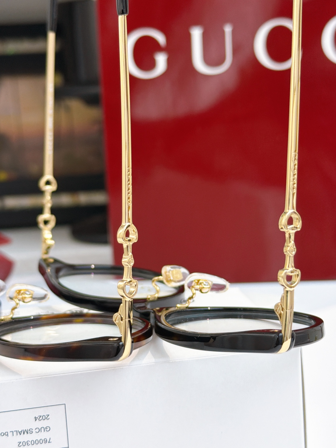 GUCC*Mod：GG1904 Size：52口21-140超优雅马衔扣镜腿高品质 上脸温柔可爱 带鼻托