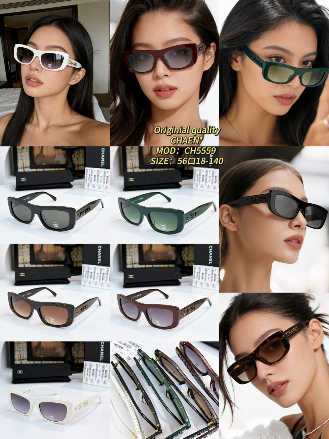 Calidad original CHAEN* MOD: CH5559 TALLA: 56口18-140 detalles zp
