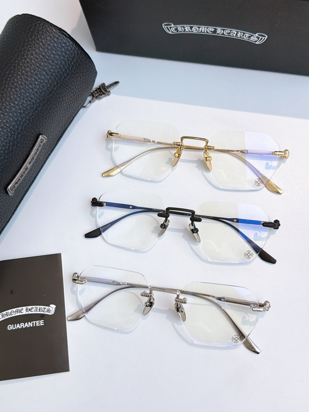 NO:742225,Pure titanium Titanium Chrome Hearts ModHOLE SHOT Size 52 mouth 21 - glasses, sunglasses, sunglasses, glasses, chrome hearts19860909纯钛 Titanium Chrome Hearts ModHOLE SHOT Size52口21- 眼镜墨镜太阳镜,眼镜,chrome hearts,glasses