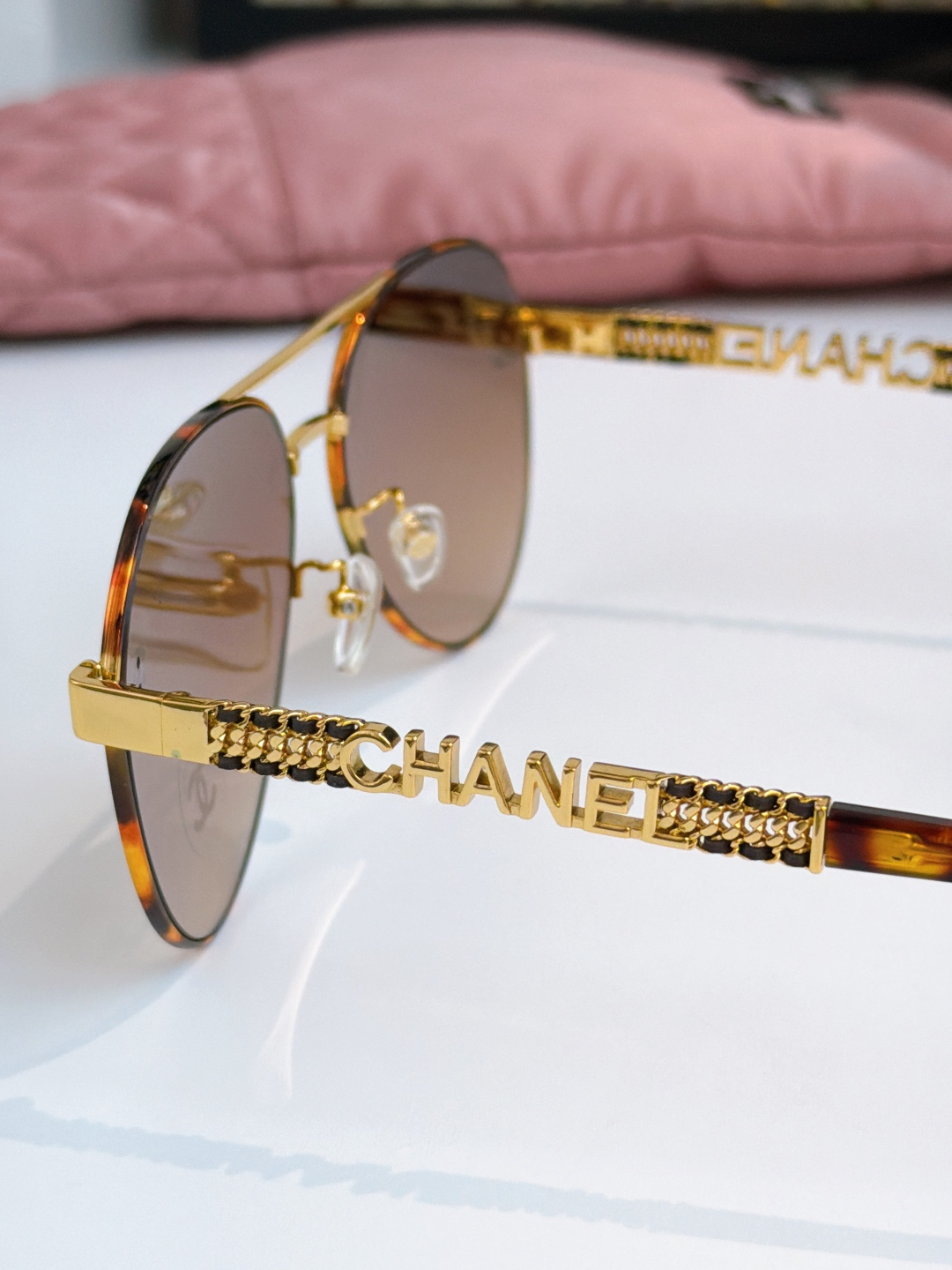 老钱风双编织字母镜腿CHANE*MOD：4225SIZE：61-15-145🔝🔝