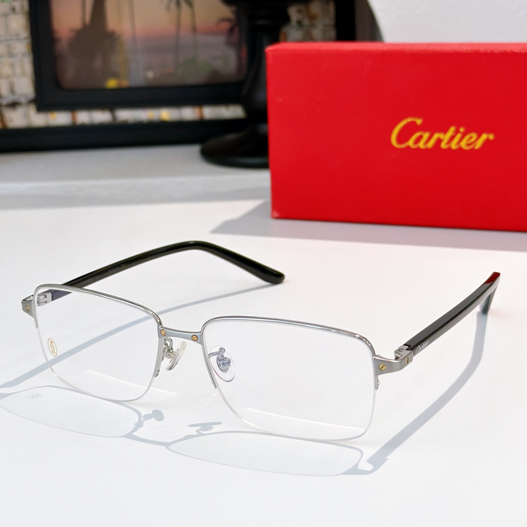 CARTIERPure titaniumMOD：CT0217Osize：57口17-145🔝🔝