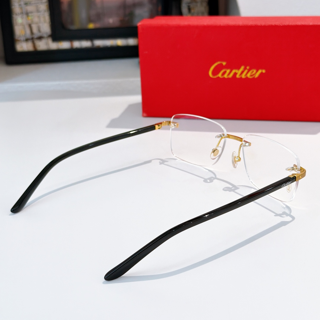 CARTIER新款纯钛Pure titaniumMOD：CT0216size：57口18-145🔝🔝