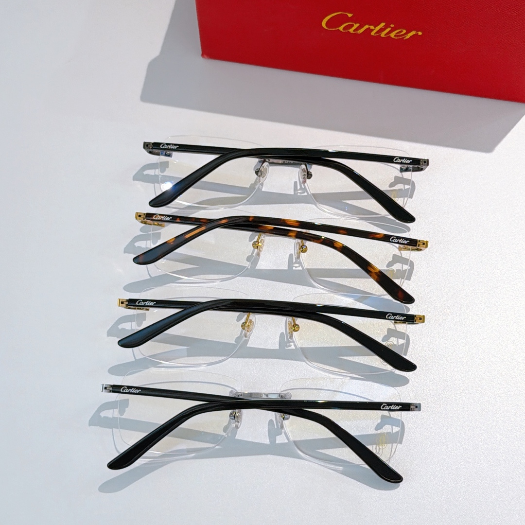 CARTIER新款纯钛Pure titaniumMOD：CT0216size：57口18-145🔝🔝