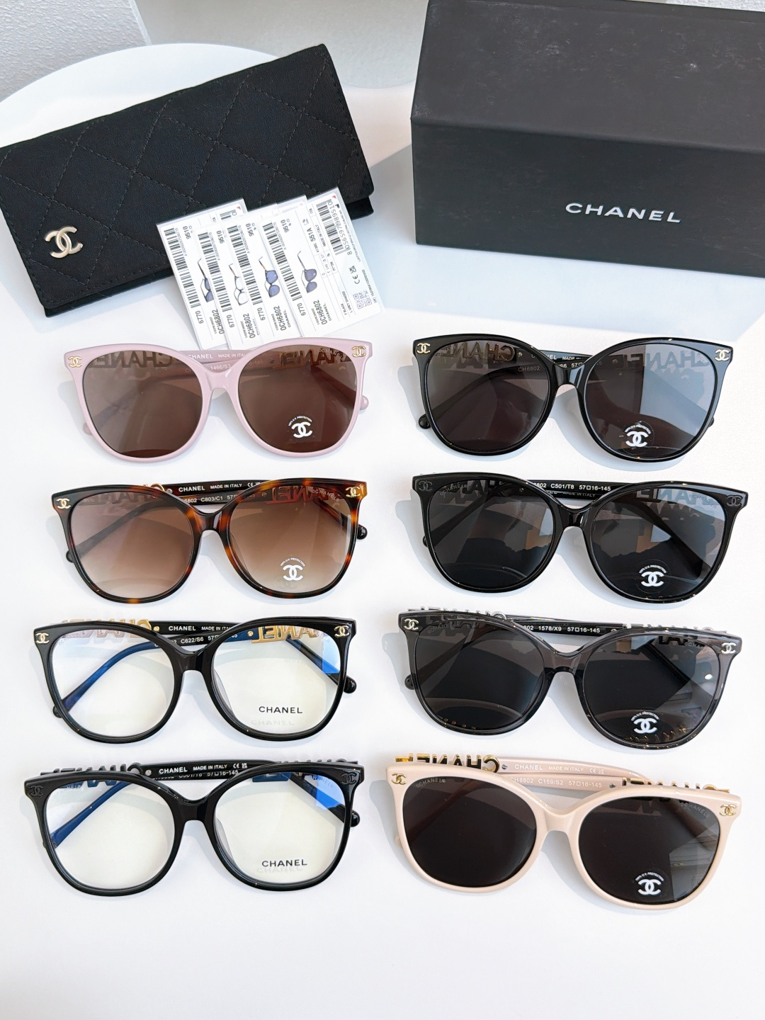 齐色出货～高品质跑量价CHANE* 高版本MOD：CH6802SIZE：57-16-145🔝🔝