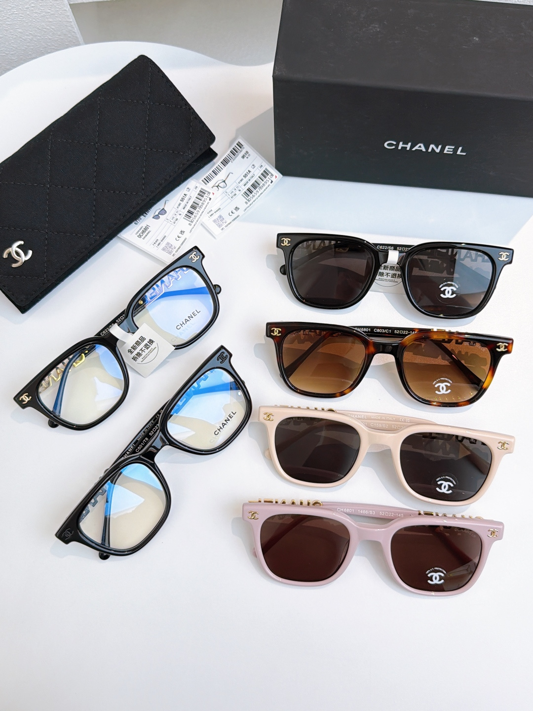 高品质跑量价齐色出货～CHANE* MOD：CH 6801SIZE： 52-22-145🔝🔝