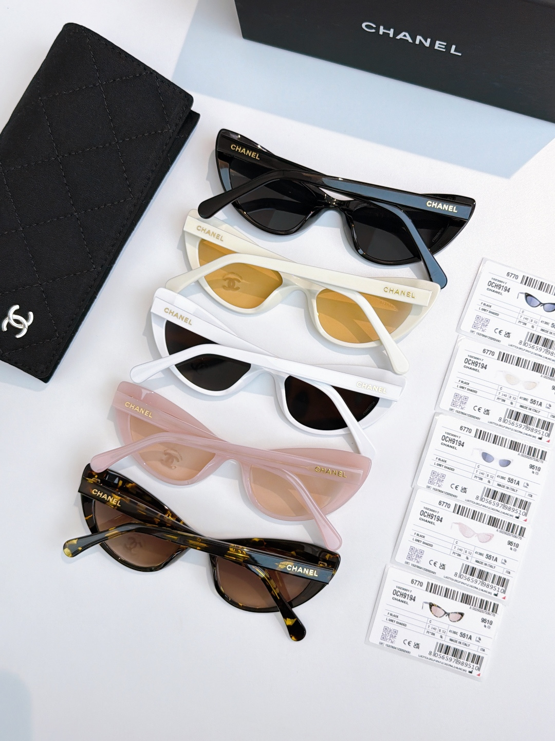 高版本CHANE*MOD：9194SIZE：52口19-140慵懒猫形墨镜🕶️🔝🔝