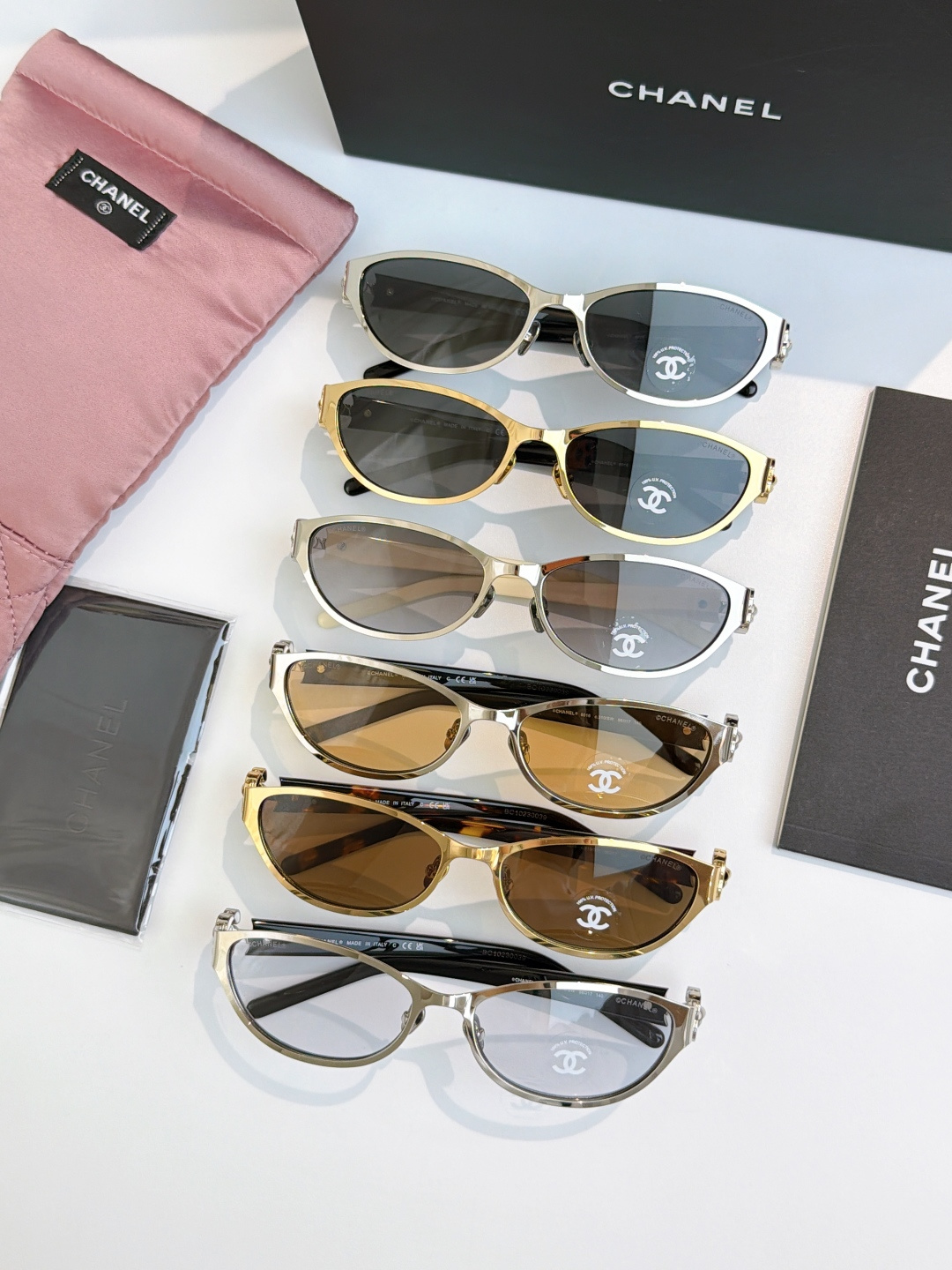 Y2K山茶花墨镜🕶️Originial qualityCHAEN*MOD：6016SIZE：56口17-