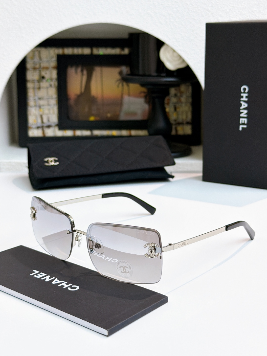 NO:769182,CHANE* MODELCH4104 SIZE60 mouth 16- glasses, sunglasses, sunglasses, glasses, chanel19860909CHANE* MODELCH4104 SIZE60口16- 眼镜墨镜太阳镜,眼镜,chanel,glasses