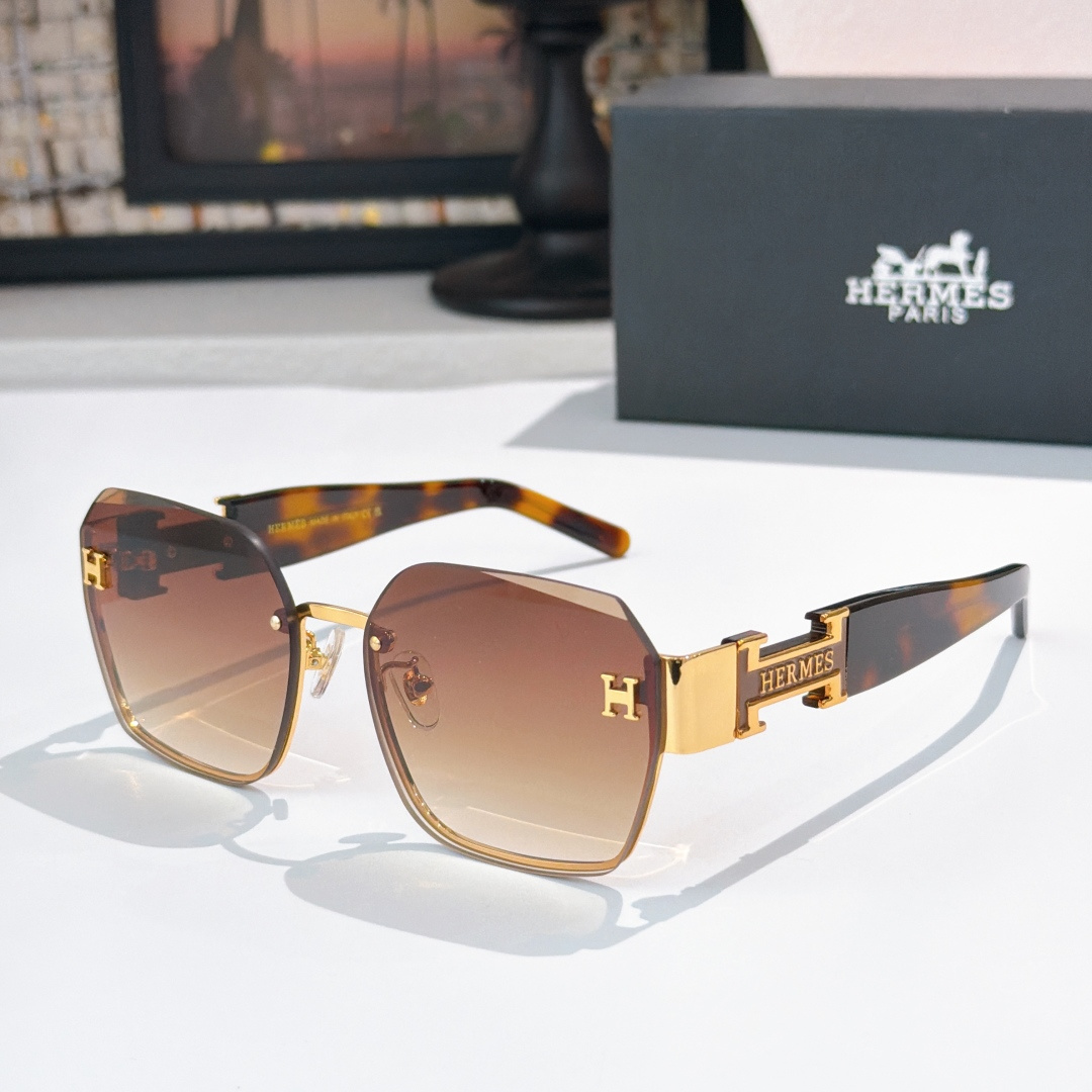 NO:769083,HERMES ModH8026 Size56 mouth 16-142 glasses sunglasses sunglasses, glasses, hermes19860909HERMES ModH8026 Size56口16-142 眼镜墨镜太阳镜,眼镜,hermes,glasses