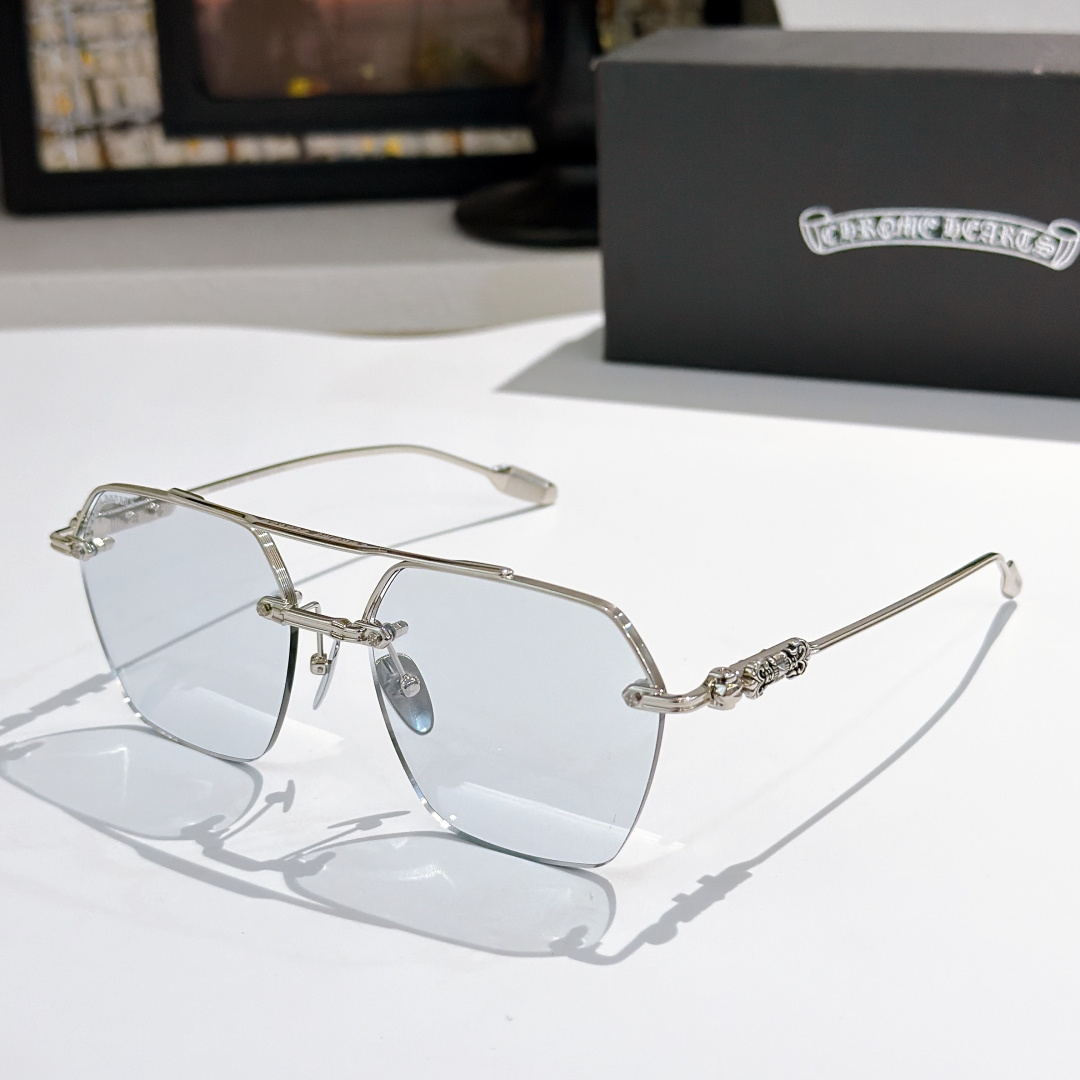 NO:769056,Chrome Heart* MODEL: FLUID SIZE58 mouth 18-147 glasses, sunglasses, sunglasses, glasses, chrome hearts19860909Chrome Heart* MODEL: FLUID SIZE58口18-147 眼镜墨镜太阳镜,眼镜,chrome hearts,glasses