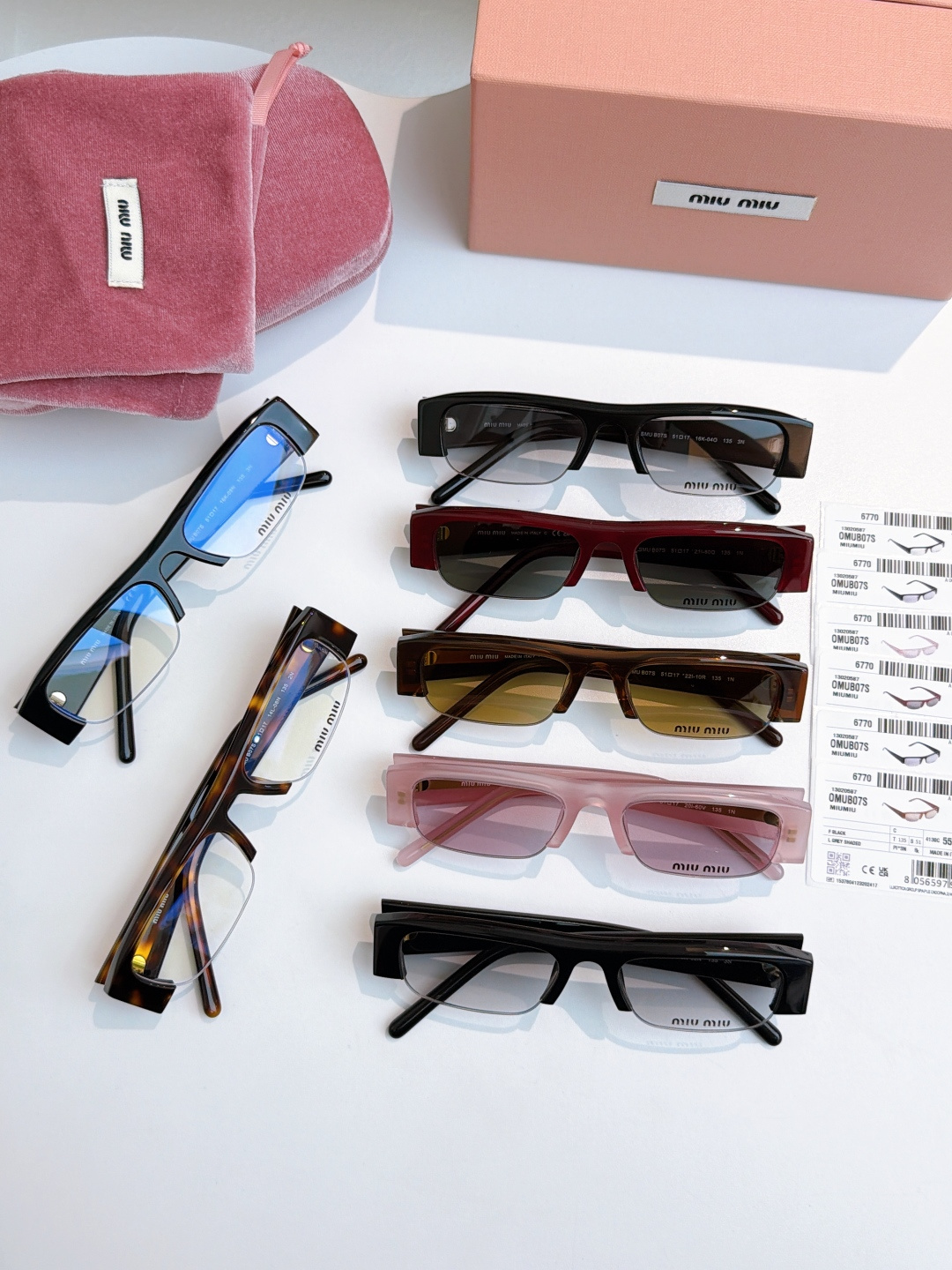 MIU MI*｜高版本Mod：SMU B07ASize：51口17-135缪缪女孩墨镜🕶️🔝🔝
