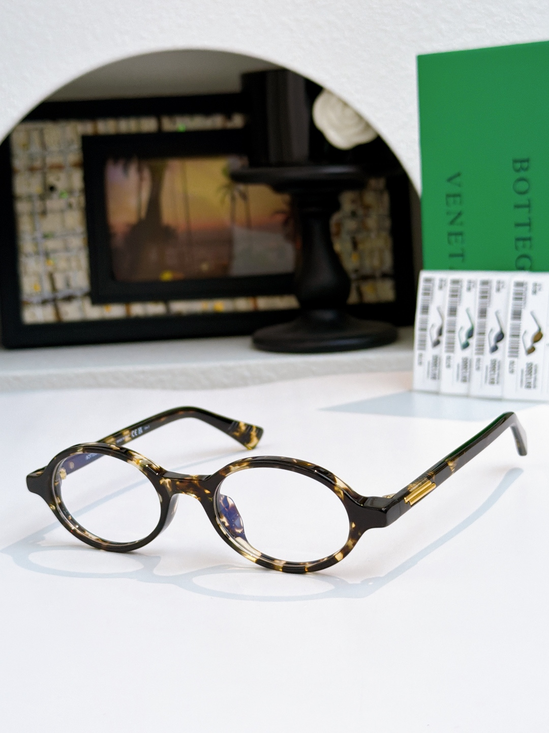 🕶️书呆子同款眼镜Bottega VenetaMODEL：BV1388SSIZE：47口19-140🔝🔝