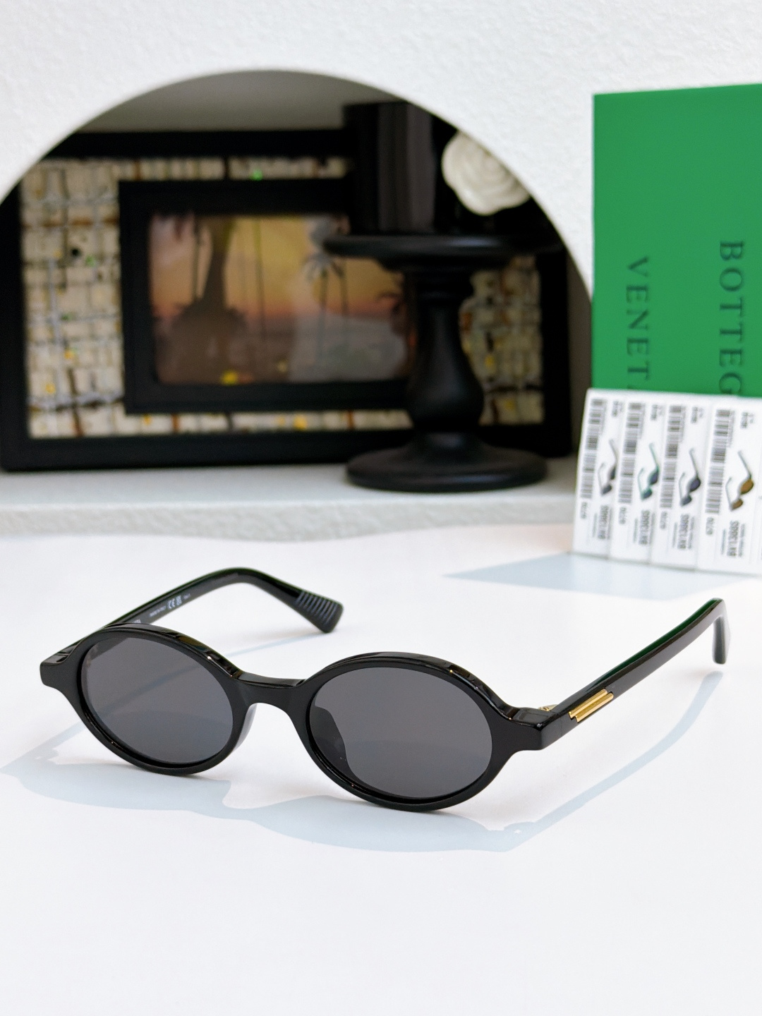 🕶️书呆子同款眼镜Bottega VenetaMODEL：BV1388SSIZE：47口19-140🔝🔝
