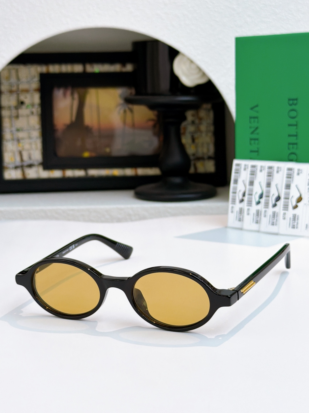 🕶️书呆子同款眼镜Bottega VenetaMODEL：BV1388SSIZE：47口19-140🔝🔝