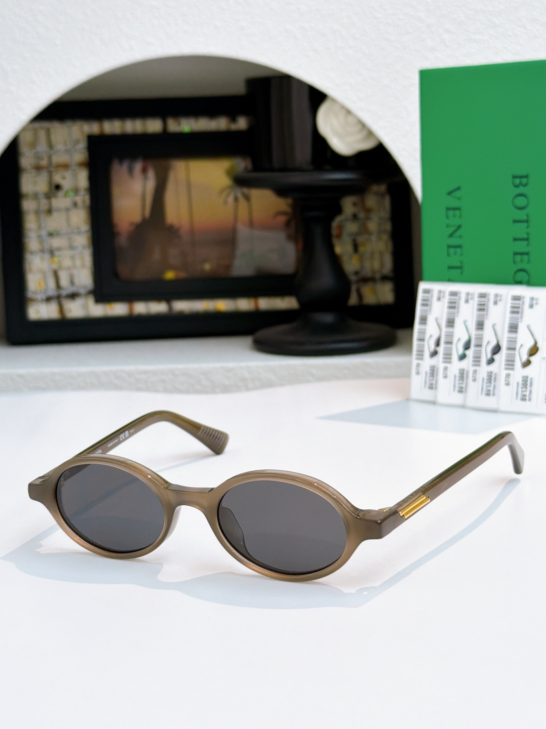 🕶️书呆子同款眼镜Bottega VenetaMODEL：BV1388SSIZE：47口19-140🔝🔝