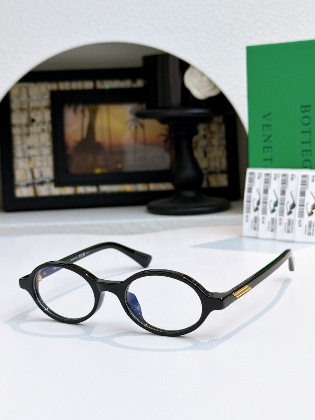 🕶️书呆子同款眼镜Bottega VenetaMODEL：BV1388SSIZE：47口19-140🔝🔝