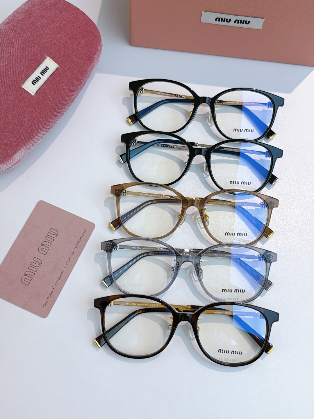 MIU MI*｜新品MOD：VMU 61WVSIZE：53-17-145🔝🔝