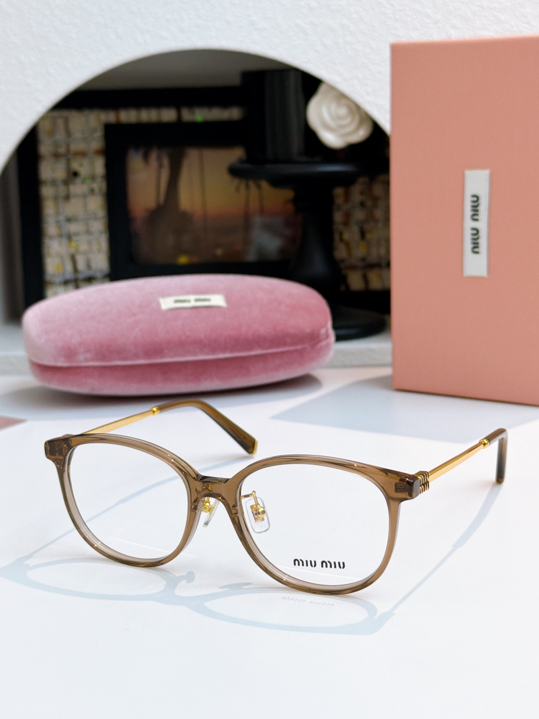 MIU MI*｜新品MOD：VMU 61WVSIZE：53-17-145🔝🔝