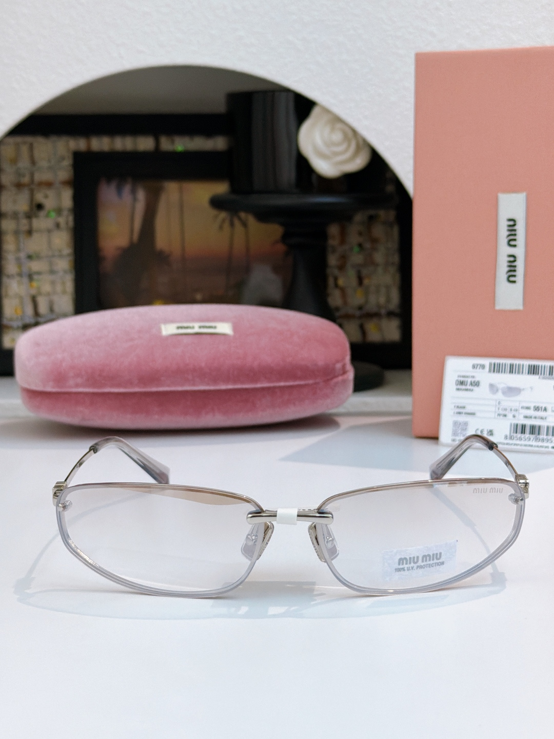 MIUMIU原版鼻托\nMODEL：SMUA50\nSIZE：69口15-130\n