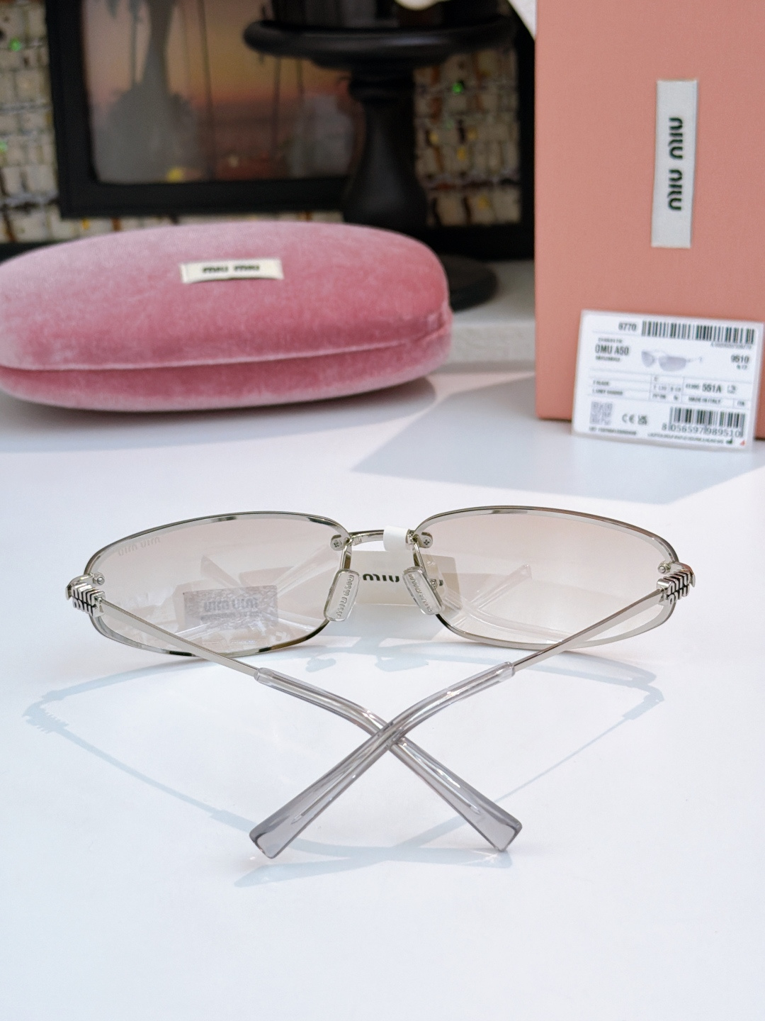 MIUMIU原版鼻托\nMODEL：SMUA50\nSIZE：69口15-130\n