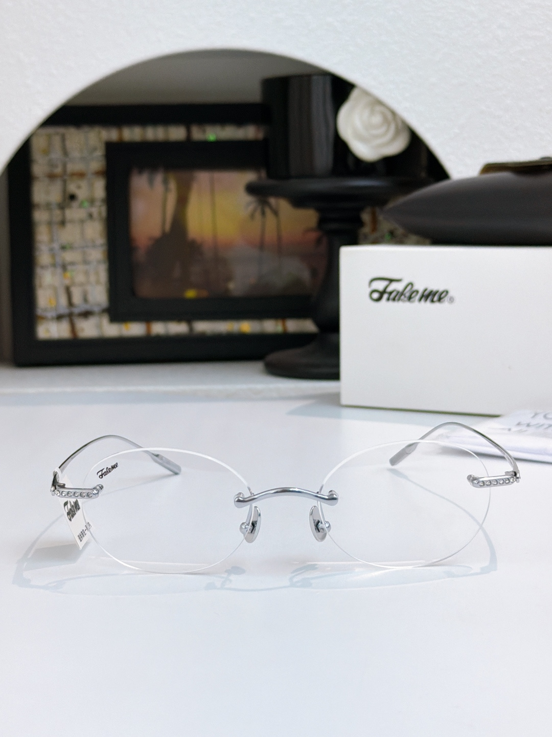 NO:864647,FAKEM* MODEL: mary.bsv SIZE: 52 ports 19-146 high version ~ titanium ~ glasses, sunglasses, sunglasses, glasses19860909FAKEM* MODEL: mary.bsv SIZE:52口19-146 高版本～钛～眼镜墨镜太阳镜,眼镜,glasses