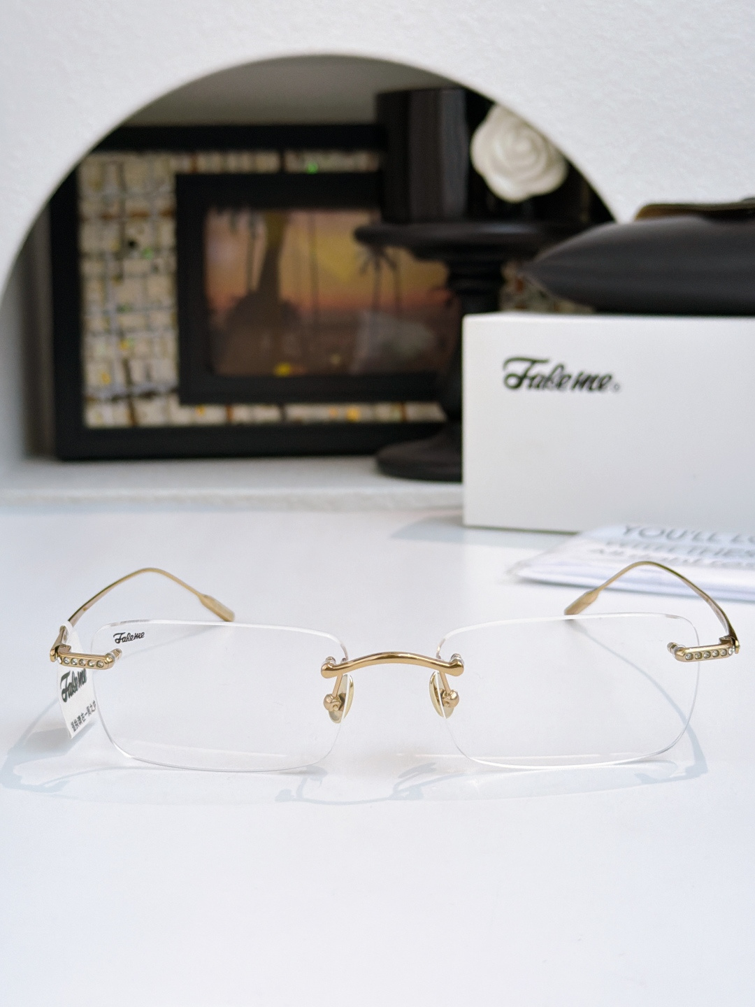 NO:864659,FAKEM* MODEL:celen.gld SIZE: 58 ports 18-146 high version ~ titanium ~ glasses, sunglasses, sunglasses, glasses19860909FAKEM* MODEL:celen.gld SIZE:58口18-146 高版本～钛～眼镜墨镜太阳镜,眼镜,glasses