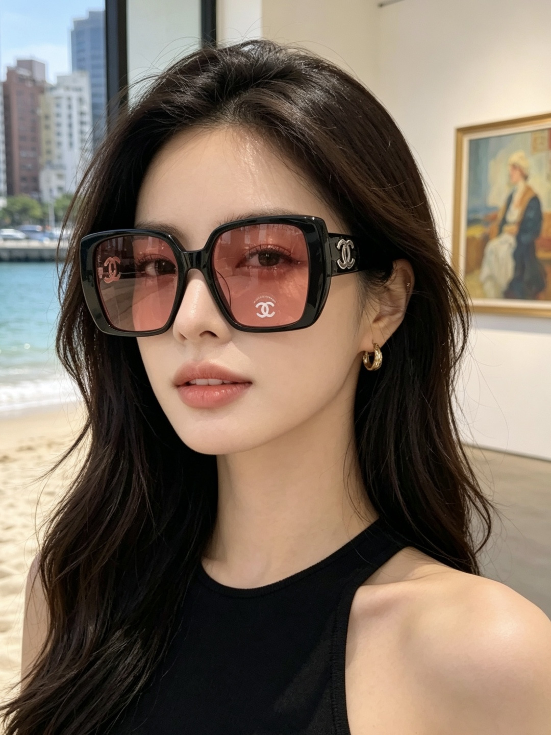 上脸图 CHANE* MODEL：CH5541 SIZE：54口18-145