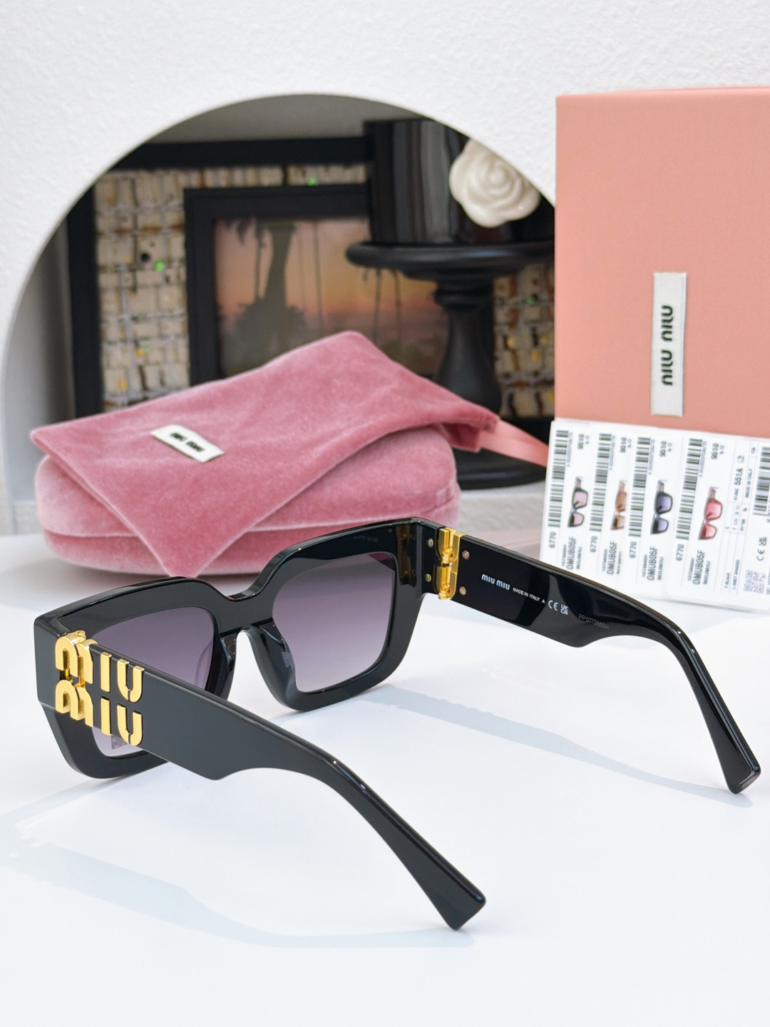 新增颜色MIU MIUMODEL：SMU B05-FSIZE：51口20-135🔝🔝